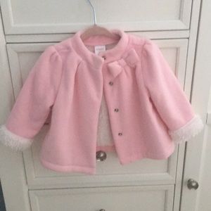 Gymboree 12m to 18m pink chic coat girl